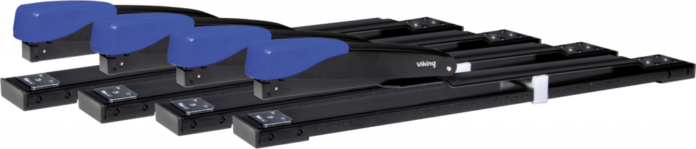 4x Zszywacz długoramienny Viking, do 20 kartek, czarny