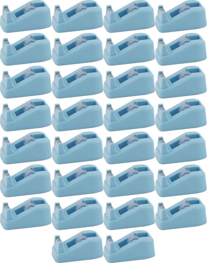 36x Podajnik do taśmy klejącej D.Rect 8005, 19mmx33m, mix kolorów