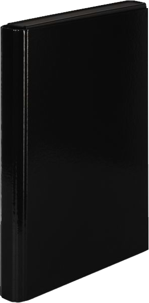 Teczka akademicka na rzep VauPe, A4, 35mm, czarny