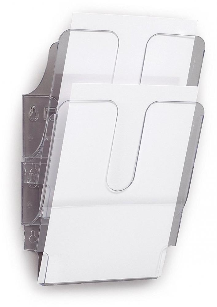 Pojemnik na dokumenty Durable Flexiplus, pionowy, A4, zestaw 2 sztuk, przezroczysty