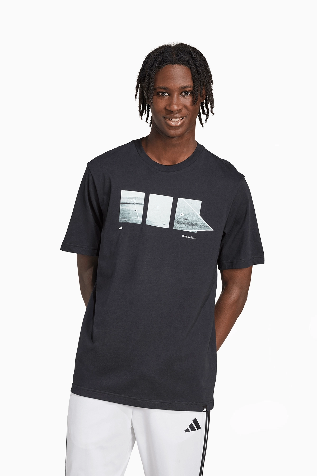 Koszulka adidas Lens Power Of Three Graphic - Czarny