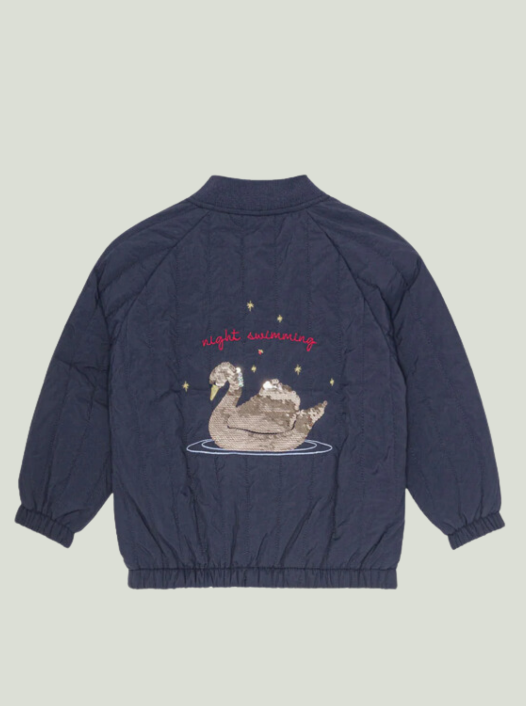 Kurtka Bomberka JUNO SEQUIN BOMBER JACKET total eclipse KONGES SLØJD