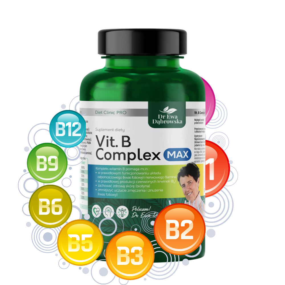 Witamina B Complex Max 120kaps. Dr Ewa Dąbrowska