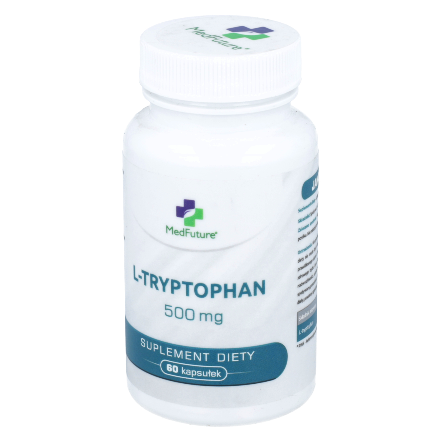 Medfuture l-tryptophan 500 mg, 60 kapsułek