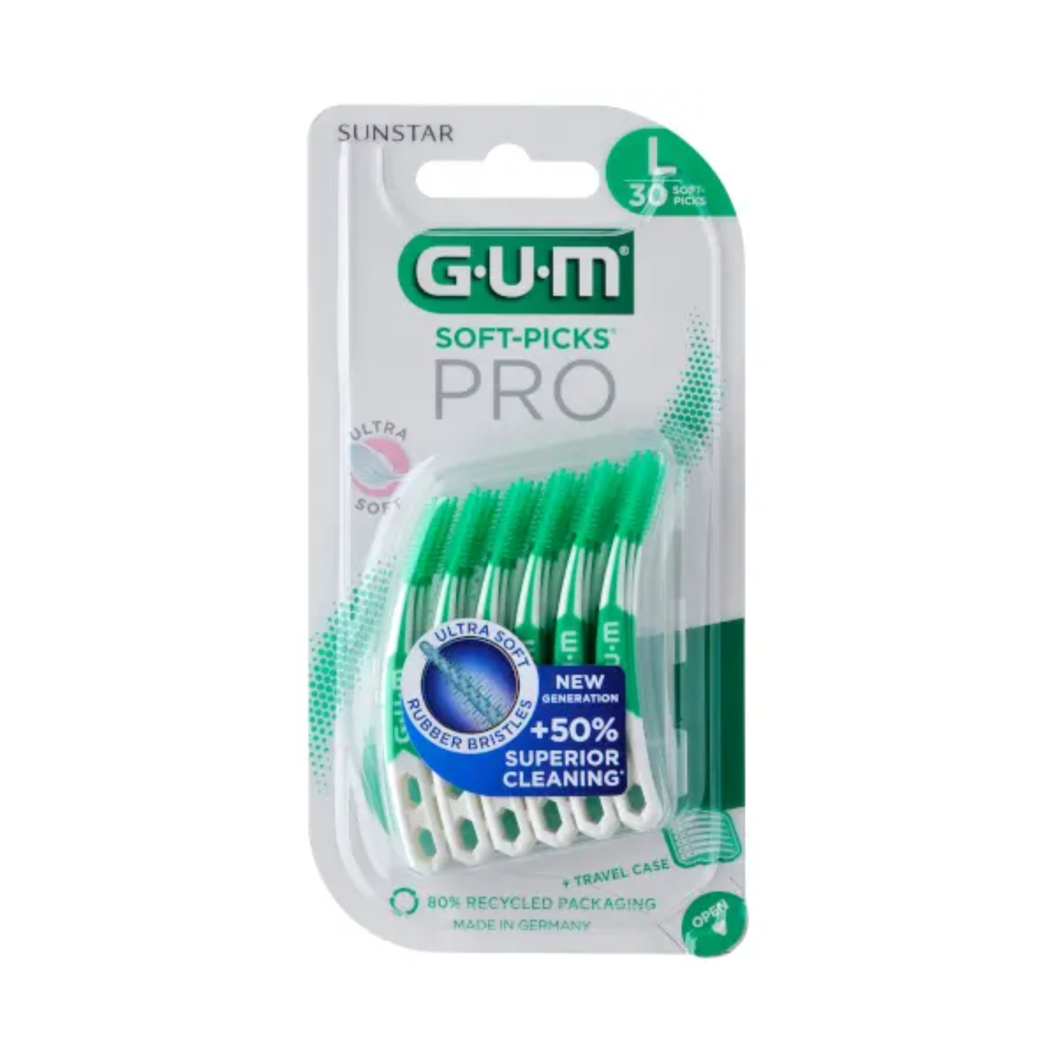 Sunstar gum soft-picks pro - szczoteczki międzyzębowe l, 30 sztuk