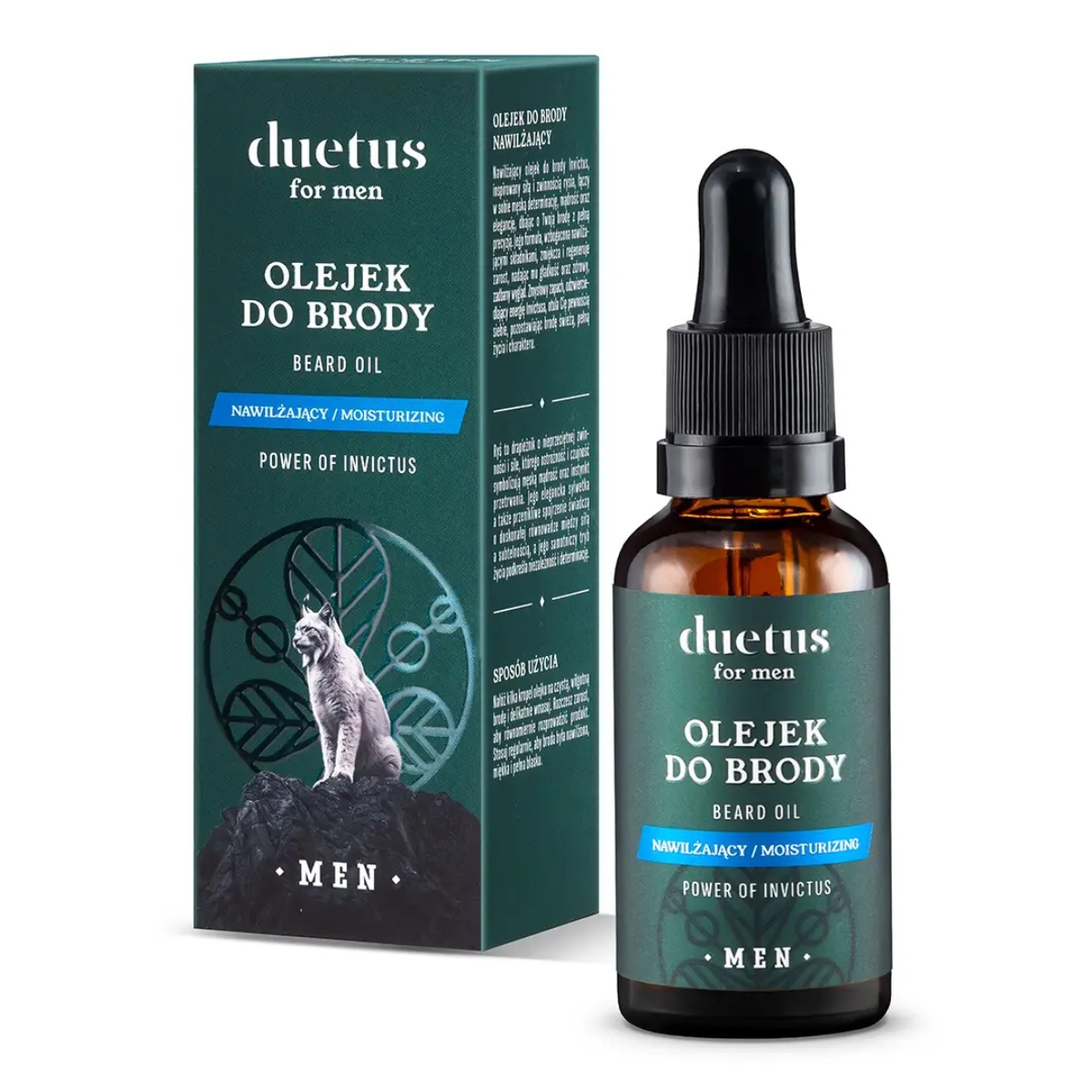 Duetus for men - olejek do brody nawilżający, 30 ml