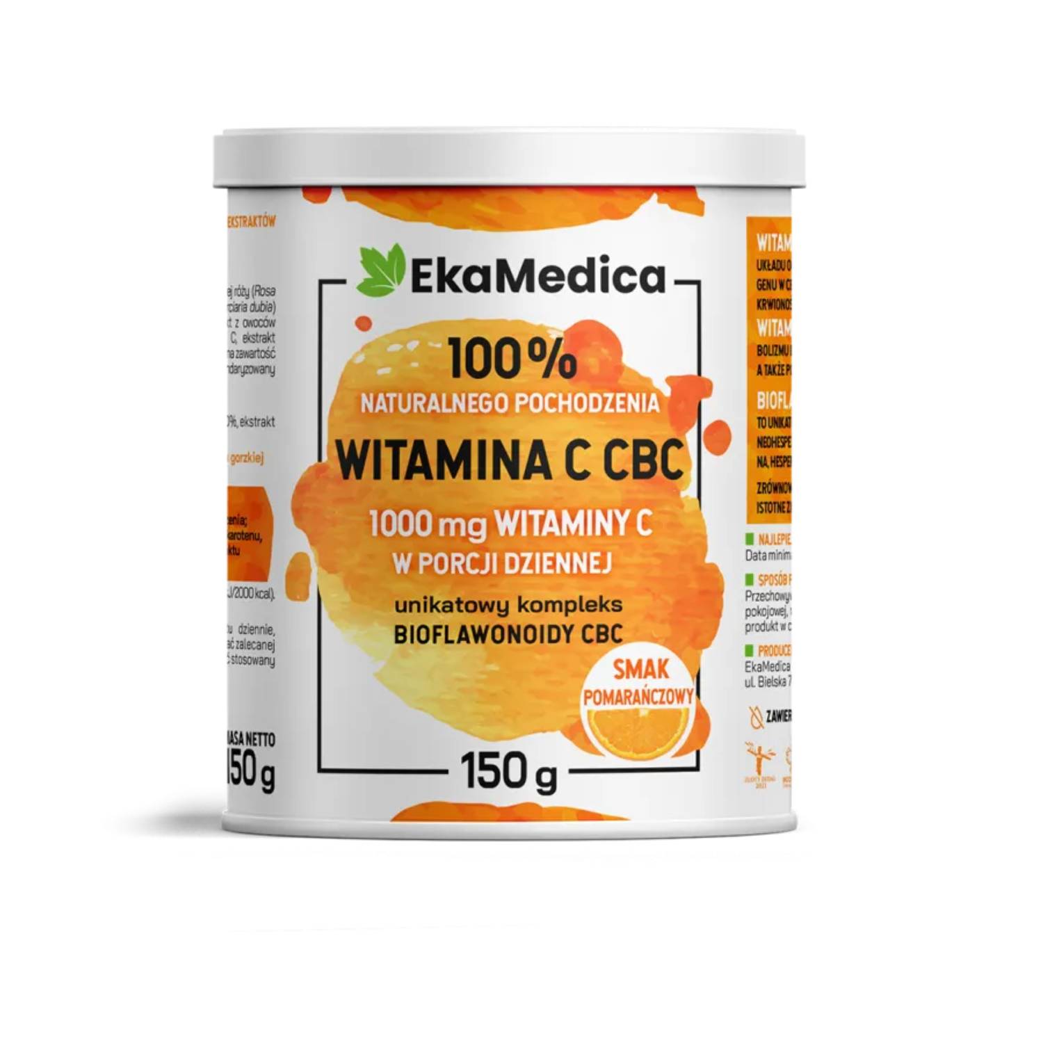 Ekamedica witamina c cbc, 150 g