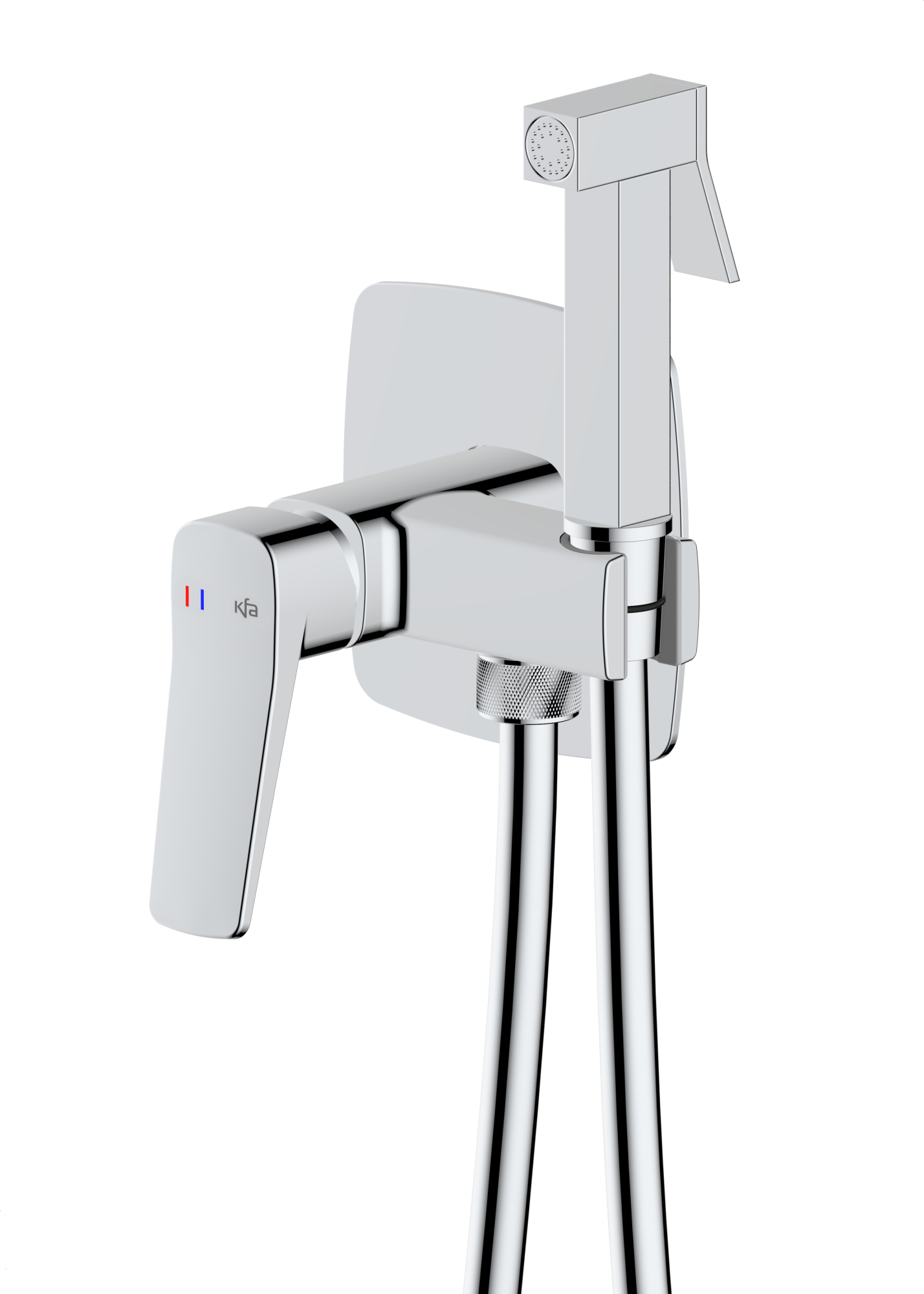 KFA Armatura Malaga bateria bidetowa podtynkowa chrom 4529-512-00