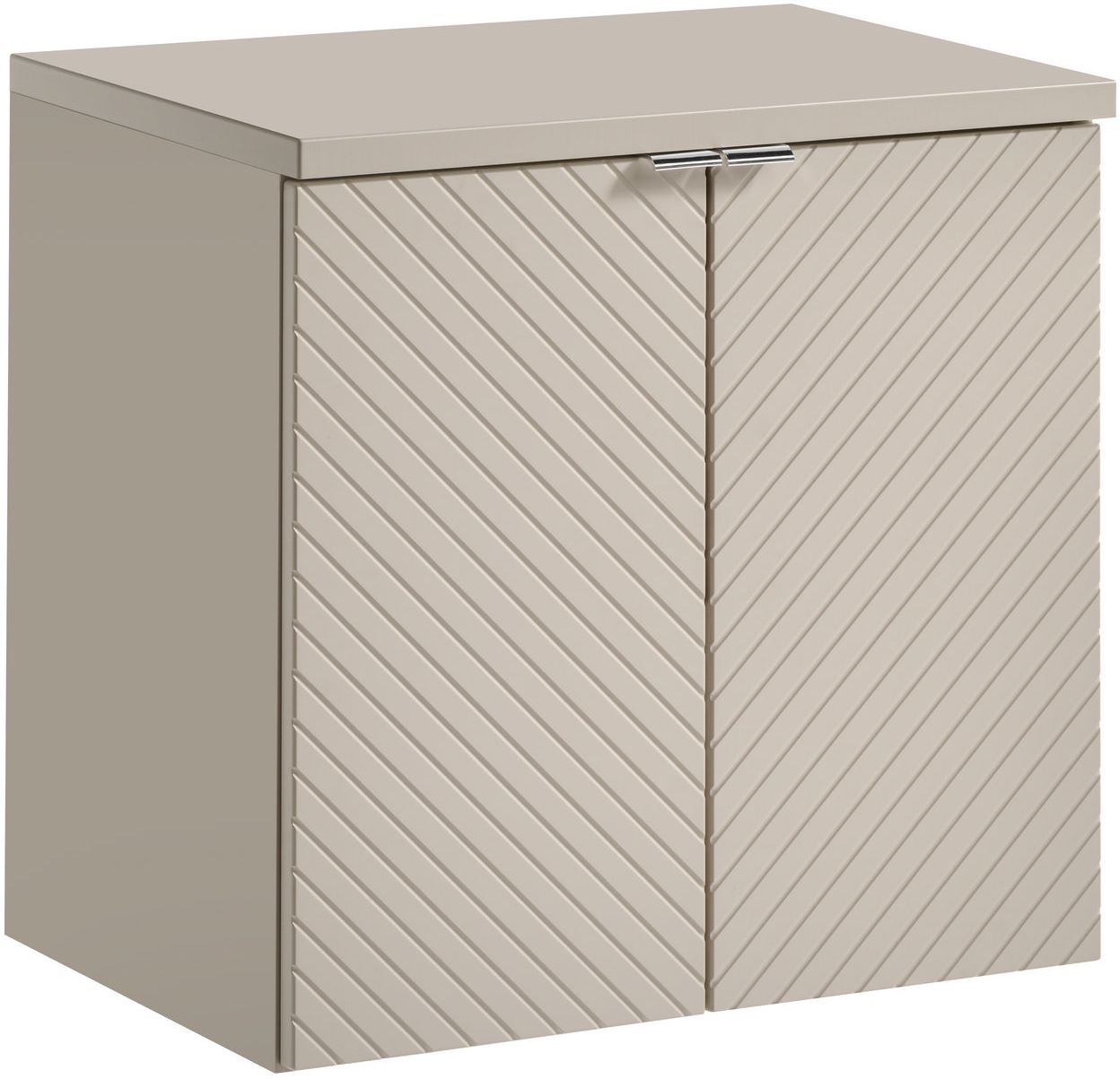 Zestaw Comad Viva Cashmere szafka 60x39x57 cm podumywalkowa wisząca z blatem kaszmir SET-VIC B CASHMERE 60CM D - Wysyłka w 24h