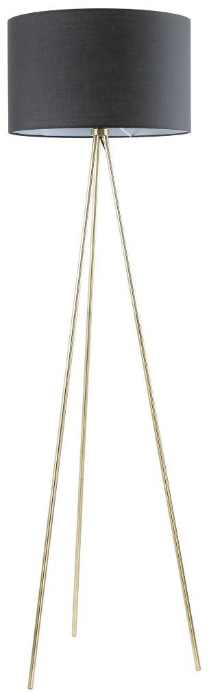 Zuma Line Cara lampa stojąca 1x40W czarny/złoty A4001-BK