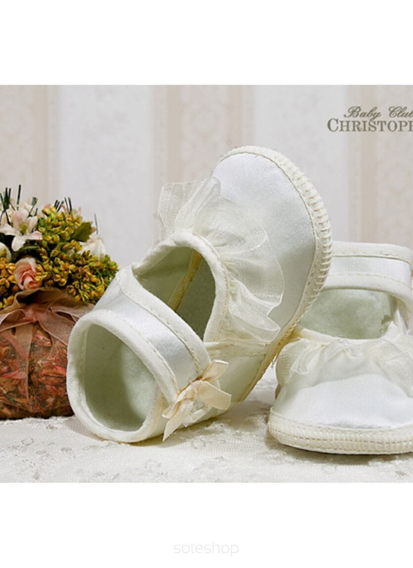 Buciki dla dziewczynki atłasowe