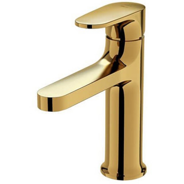 CERSANIT Bateria umywalkowa stojąca INVERTO złota uchwyty 2w1 złote S