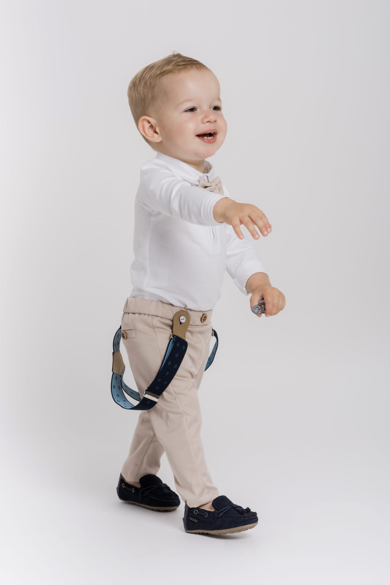 LaFerio Fly Komplet chłopięcy do chrztu 4 części