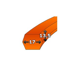 Pas klinowy bb120 HBB3120/3120 HBB03100