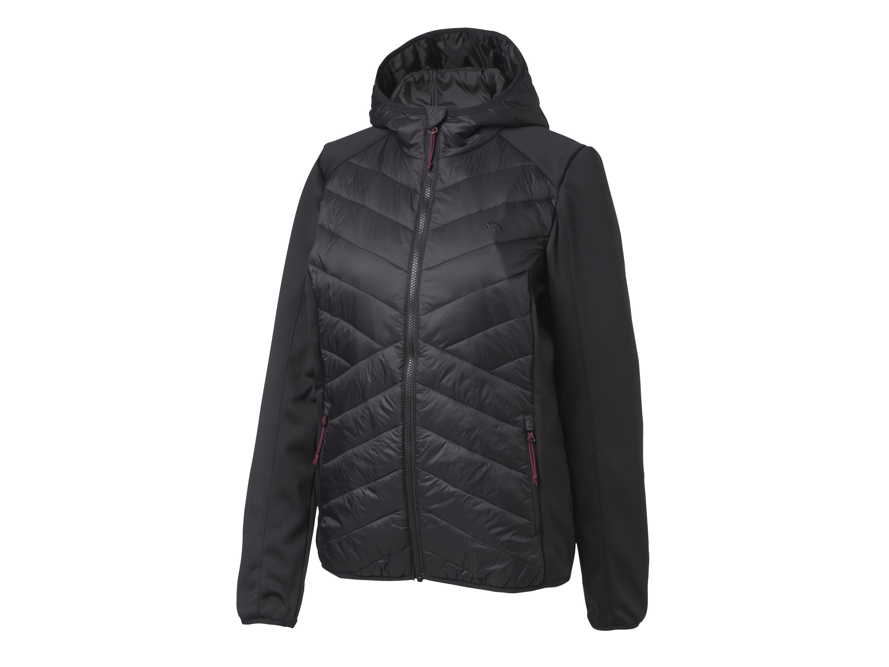 Crivit Kurtka hybrydowa damska Czarny, L44/46