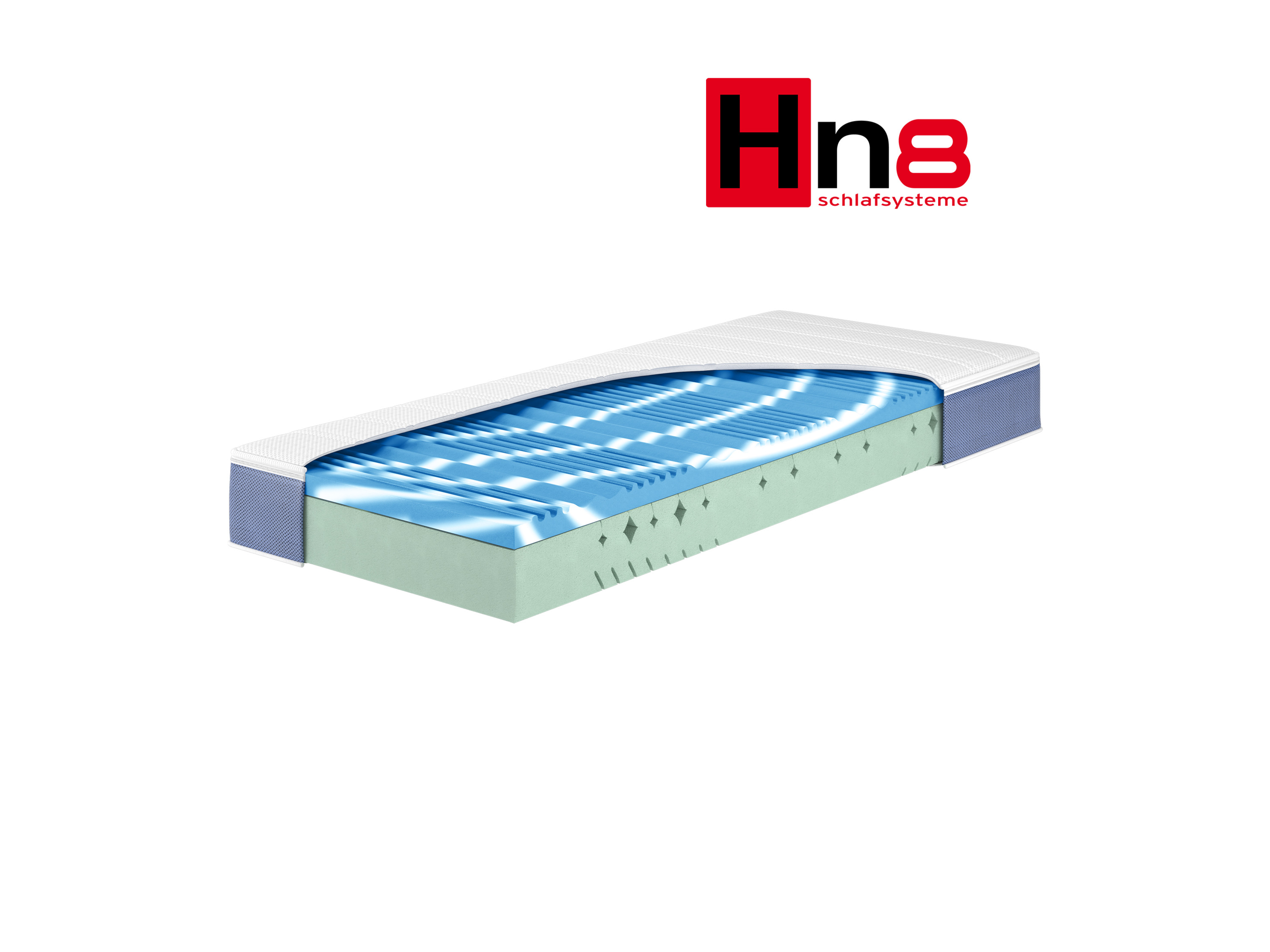 Hn8 Schlafsysteme Geltouch-Topper H2, 100 x 200 cm