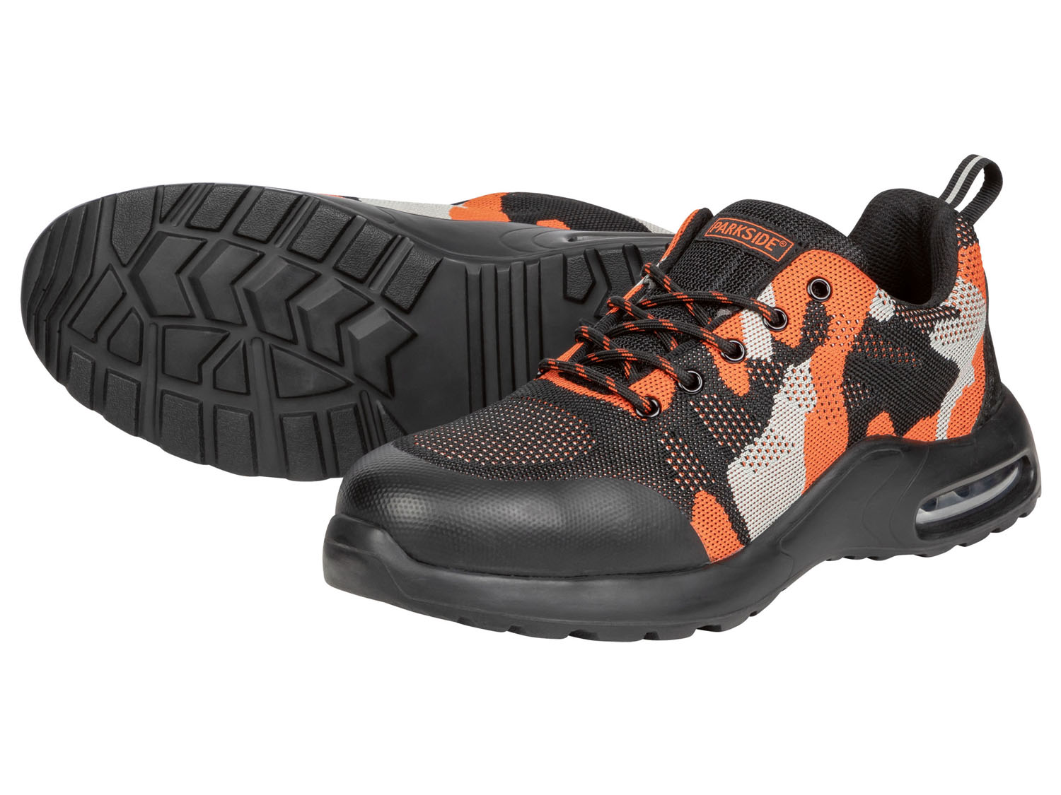 Parkside Buty ochronne „S1” męski, ze stalowym podnoskiem 44, Moro