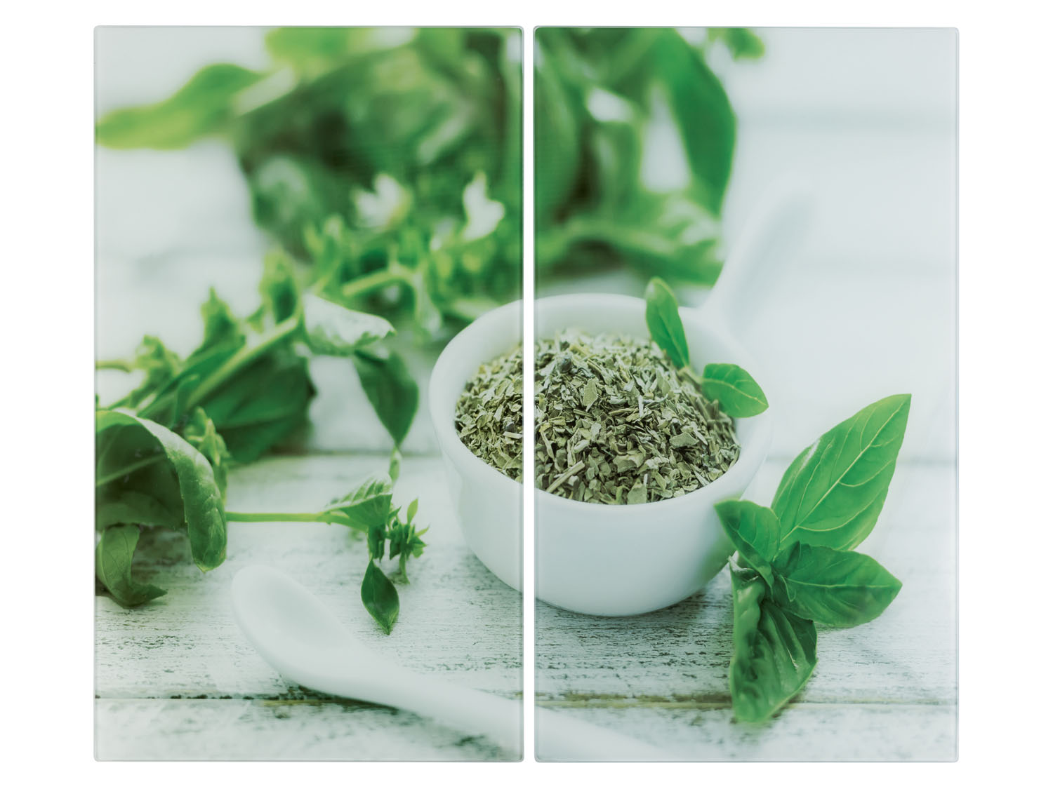 Ernesto Płyta szklana, zestaw 2-częściowy Zioła