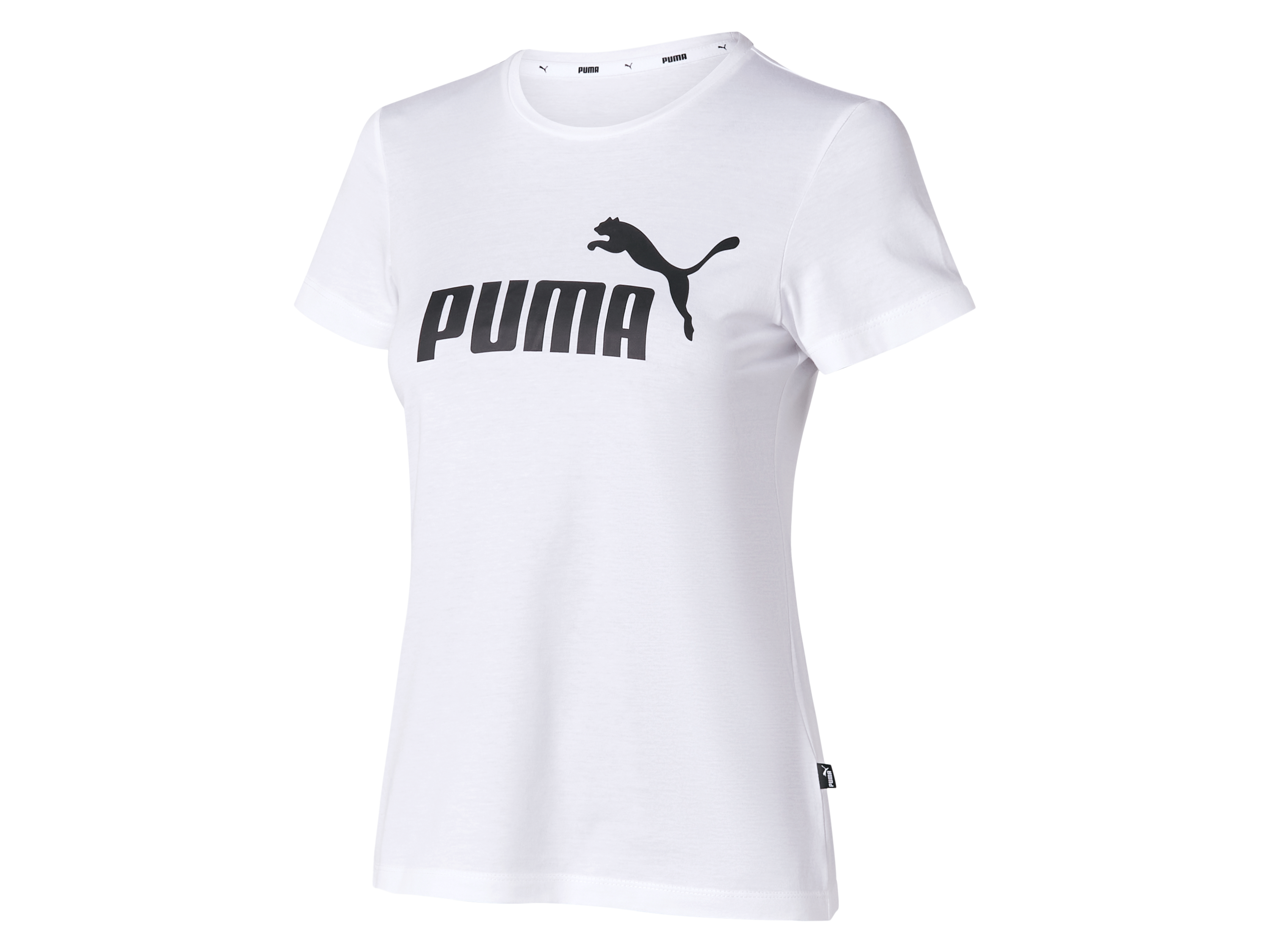Puma T-shirt damski z bawełny Biały, S