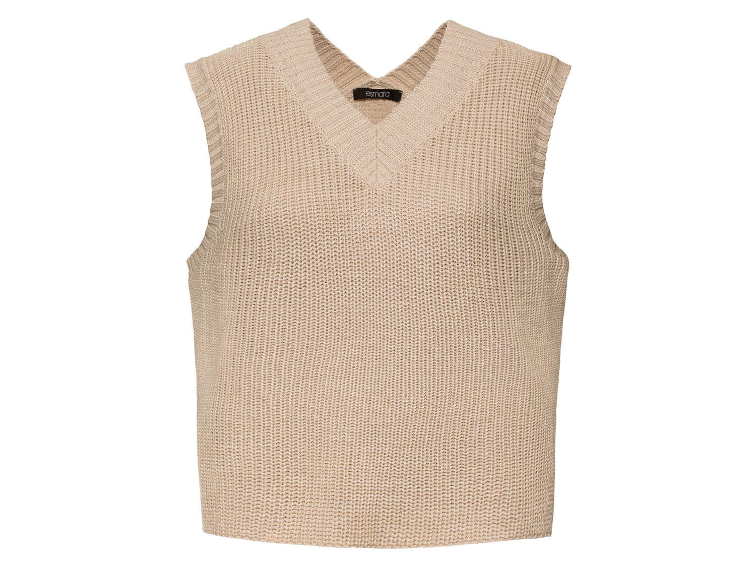 esmara Kamizelka damska o swobodnym kroju Beżowy, L44/46