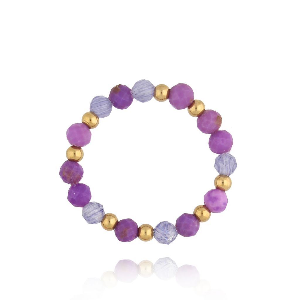 Pierścionek elastyczny z fosforytami Latifia PSC0506