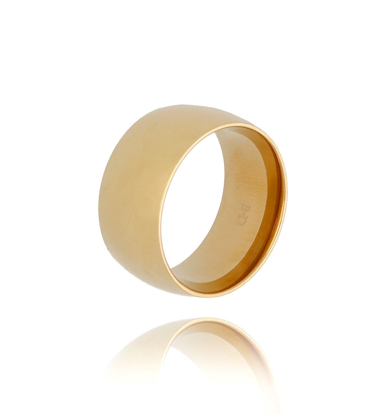 Pierścionek złoty ze stali szlachetnej PSA0352