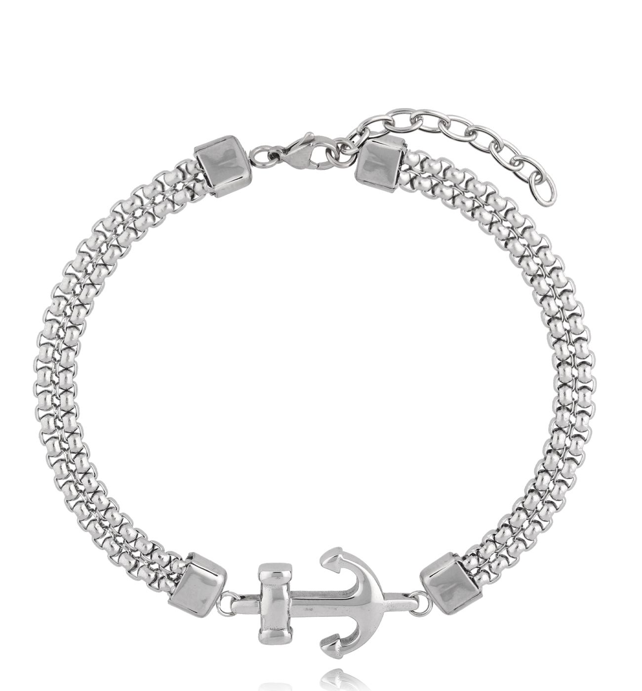 Bransoletka srebrna z kotwicą Gils BMITC0565