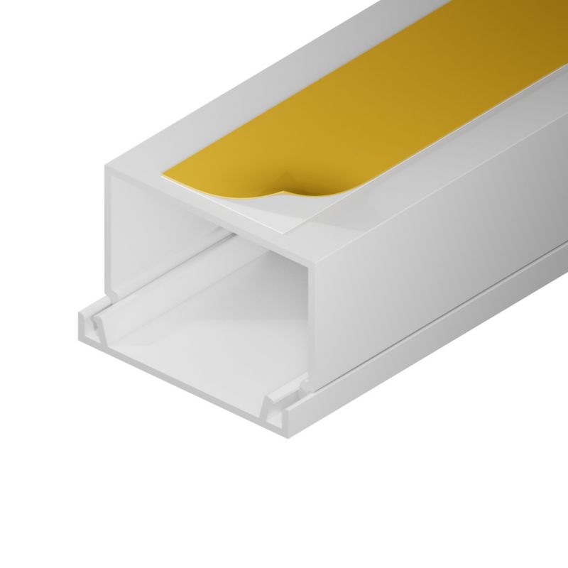 Kanał elektroinstalacyjny Edo samoprzylepny 60/40 2m Biały 1 szt.