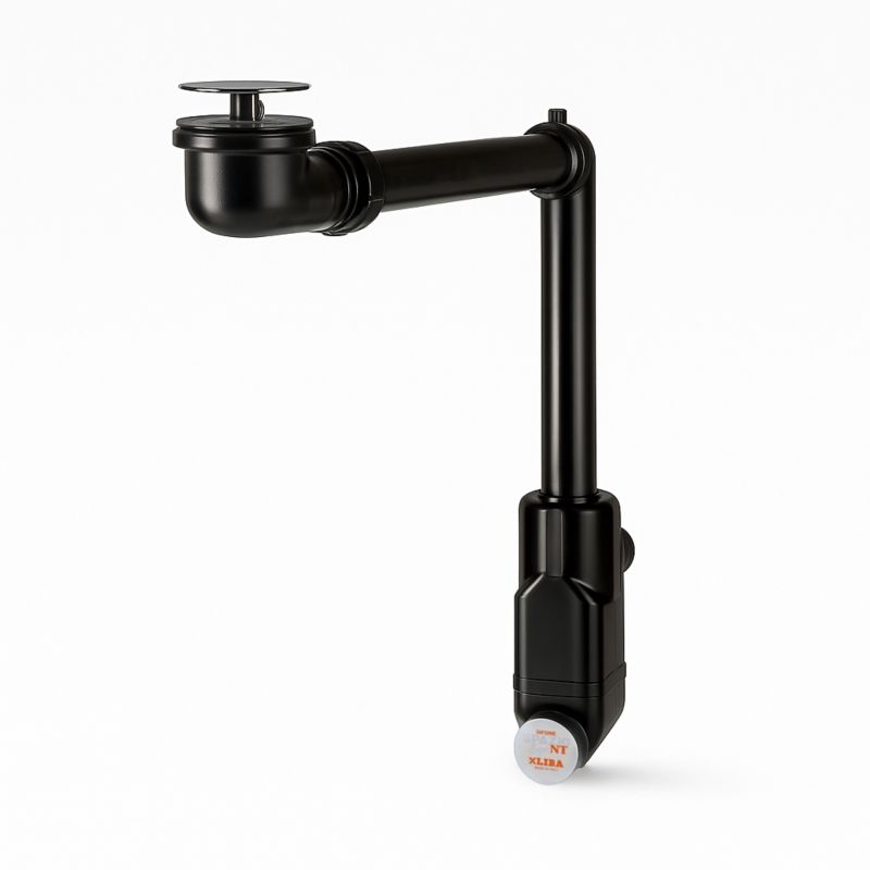 Syfon umywalkowy Lira oszczędzający miejsce z korkiem 1szt