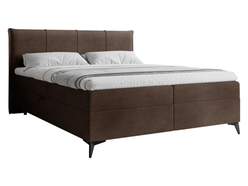 Łóżko kontynentalne MIRJAN 24 Eco Bis 160x200 brązowy 1 szt.