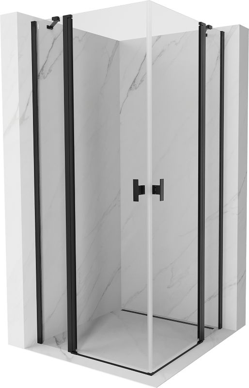 Kabina prysznicowa Mexen Mist czarna 100x100 cm 8A4-100-100-70-00 1 szt.