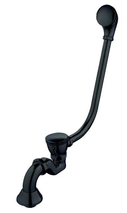 Syfon do wanny wolnostojącej czarny