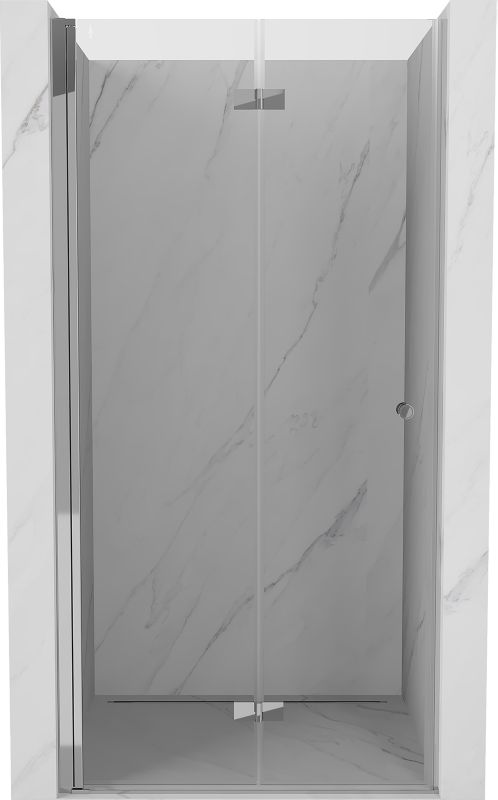 Drzwi prysznicowe Mexen Mist-F transparent chrom 80x200 cm lewa 1 szt