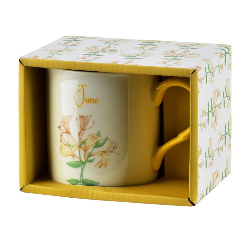 Kubek porcelanowy AFFEKDESIGN June 320 ml 8,7x9 cm Kwiaty 1 szt.