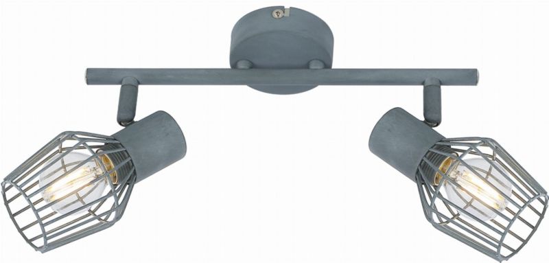 Lampa sufitowa wisząca Candellux Viking 8026 szara szerokość 40 cm 2xE14 x 40W 1 szt.