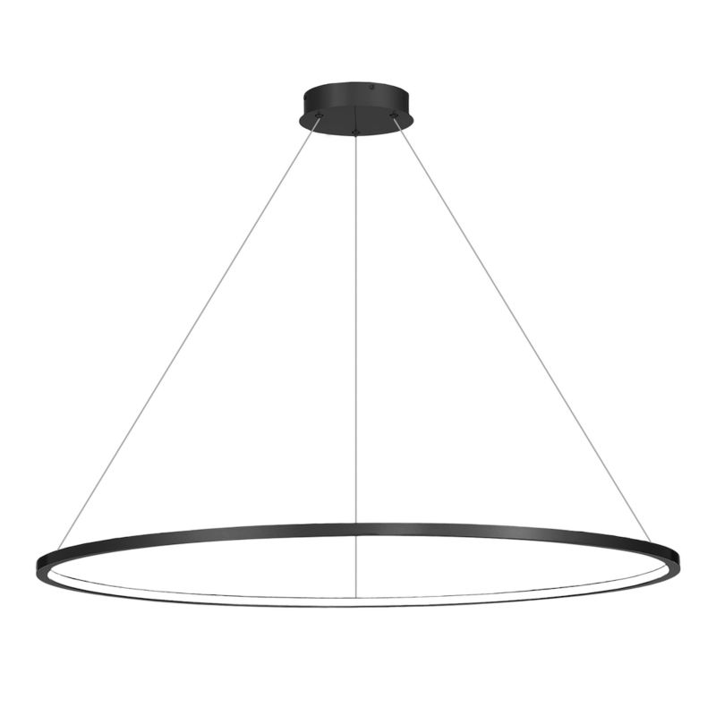 Lampa wisząca Milagro Saturno LED 65W czarny 1 szt.