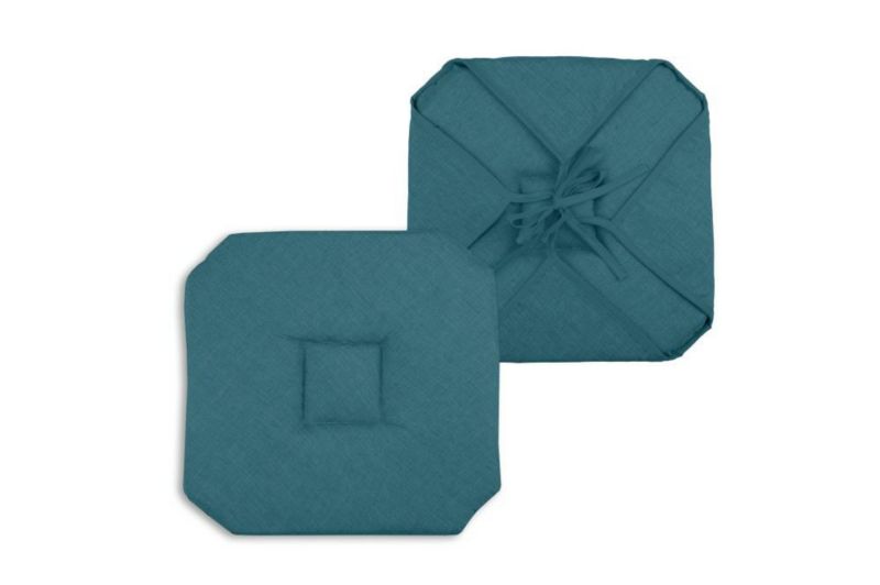 Poduszka na krzesło BEA STOF dekoracyjna 40x40 cm turkusowa 1 szt.