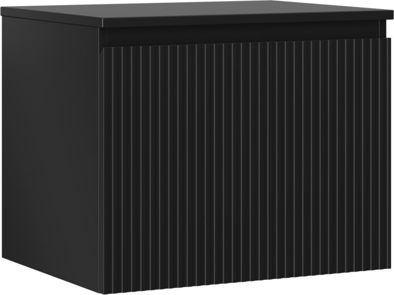 Szafka podumywalkowa Mexen Rivel czarny mat 60x47 cm 1 szuflada 1 szt.