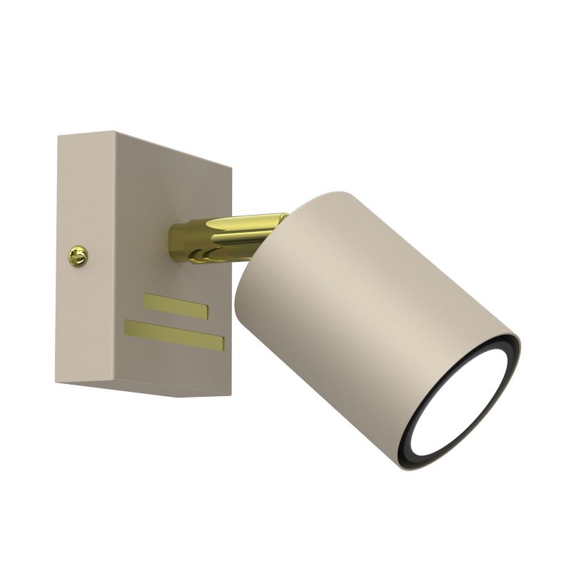 Spot reflektor natynkowy Luminex Striper kremowo-złoty połysk 1xGU10x8W wym:14x8x9cm IP20 -1 szt.