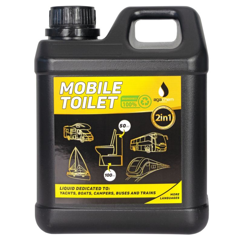 Płyn AGACHEM Do Toalety Turystycznej Mocny Super Koncentrat 2L Mobile Toilet 1 szt.