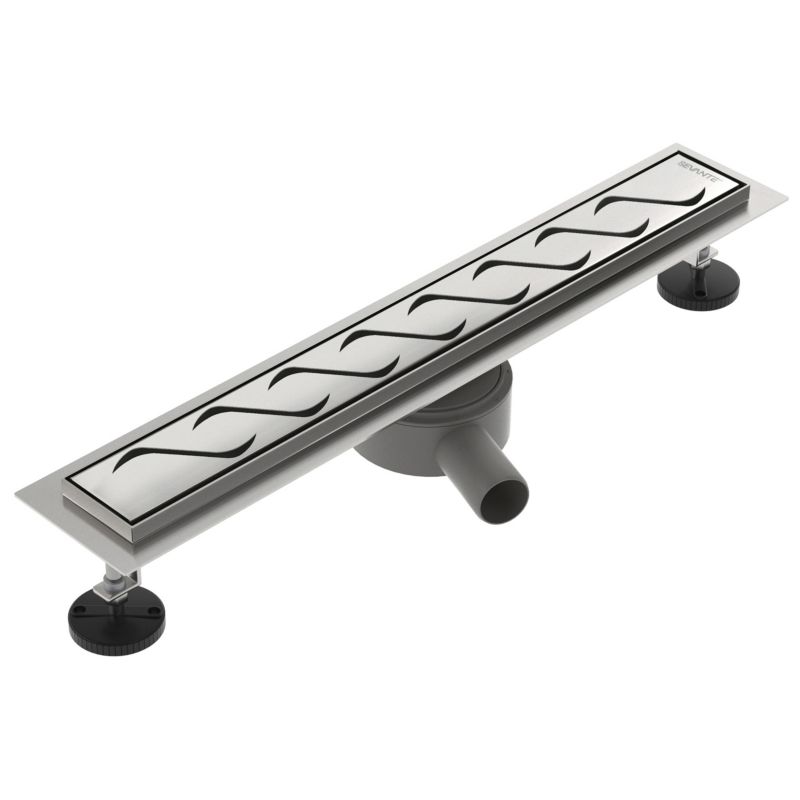 Odpływ liniowy obrotowy SEVANTE z maskownicą WK097 50 cm inox FLAT 1szt.