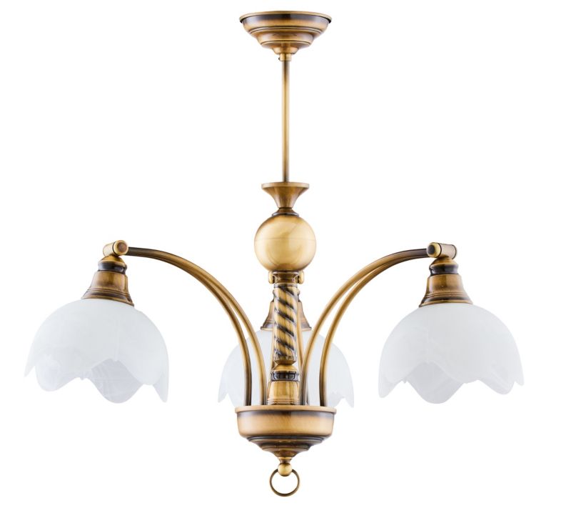 Lampa sufitowa Jupiter JUPITER mosiądz 3xE27x40W IP20 - 1 szt