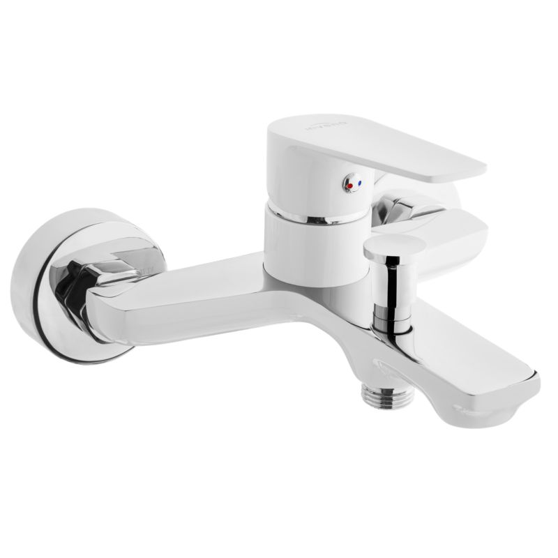 Bateria wannowa Invena Dokos jednouchwytowa baiała/chrom 1 szt.