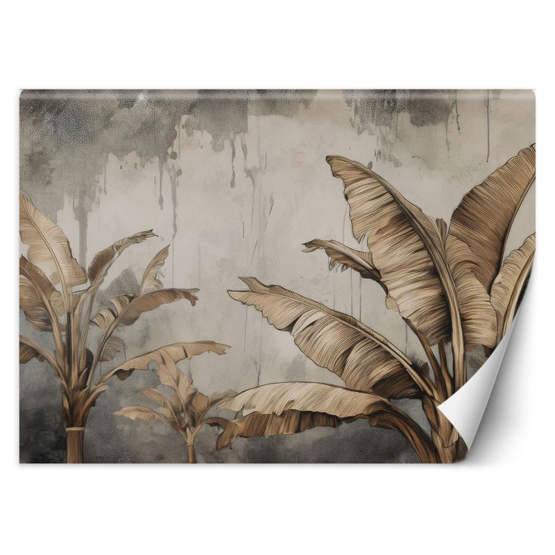 Fototapeta Feeby Liście egzotyczne Beżowy 200x140 1 szt