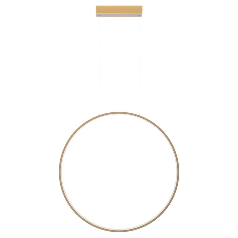 Lampa wisząca Light Prestige MIRROR złota 1 x LED 47W 5230lm - 5580lm - 5300lm wym:120x90x1,5cm IP44 -1 szt.