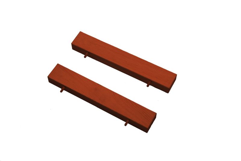 Podstawki do regału na wino MODO24 nóżki komplet 2 szt. brązowy 1 kpl.