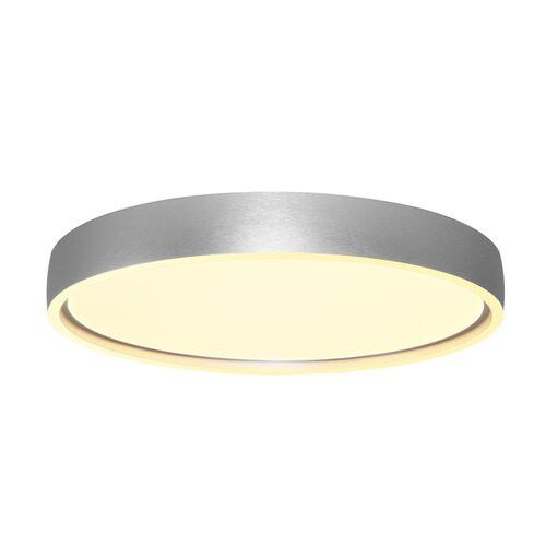 Plafon Rabalux Dewson szczotkowane aluminiowo-biały LED 37W 3000K 2480lm IP20 wym: 5,5 x 45 x 45 cm metal - 1 szt.