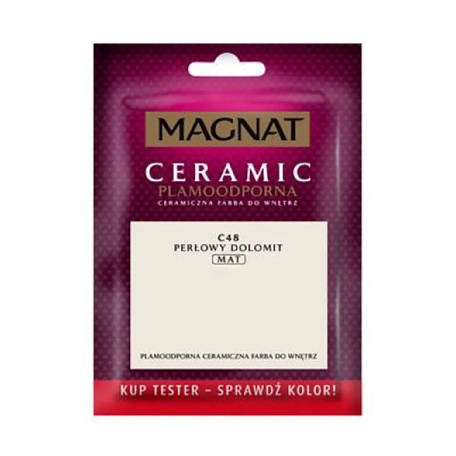 Tester farby Magnat Ceramic perłowy dolomit 30 ml