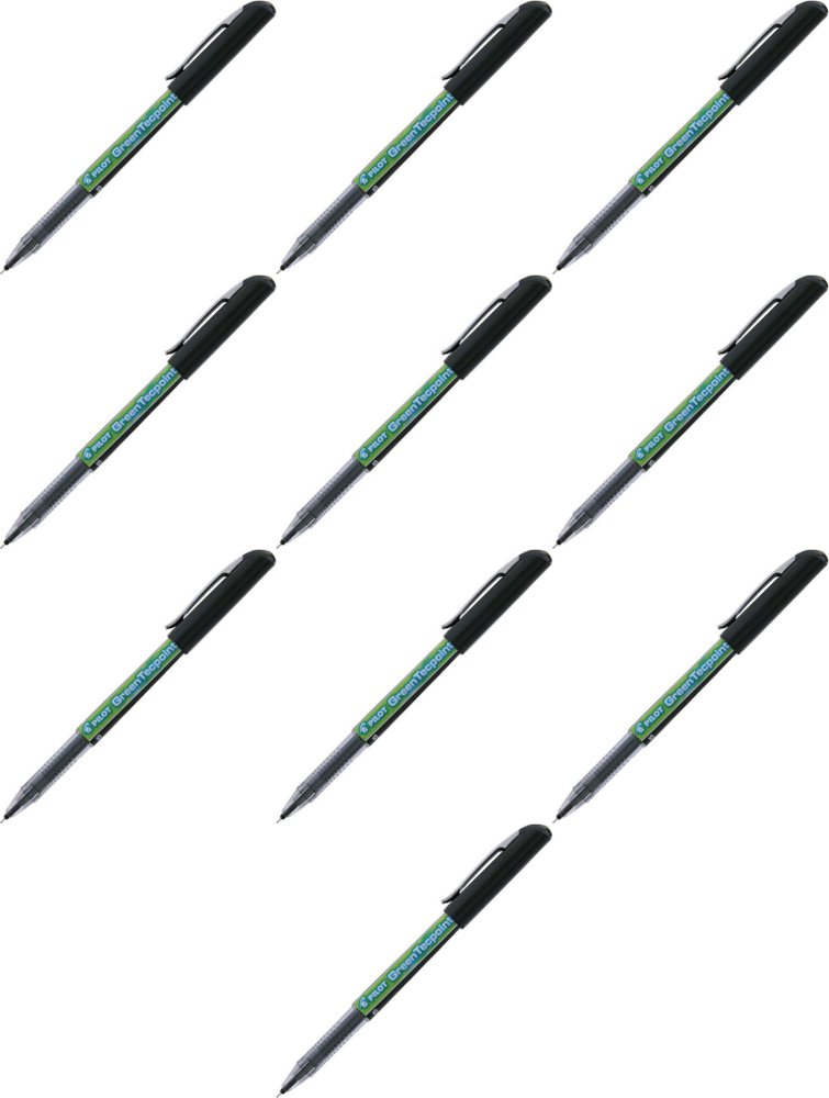 10x Cienkopis Pilot, GreenTecpoint, 0.5mm, czarny
