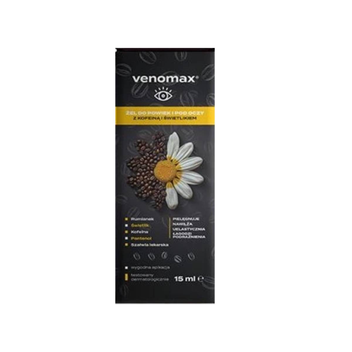 Venomax, żel do powiek i pod oczy z kofeiną, 15 ml